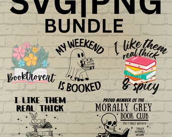 Spicy Book Lover SVG Bundle Reading Bundle SVG Book Lover svg  Book Quotes Bundle svg Book Tok svg Bookish svg Smut svg Spicy Book Lover png
