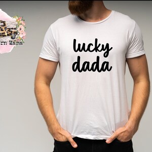 Lucky Dada SVG Lucky Dada PNG St. Patrick's Day svg Lucky Daddy script svg for Cricut Silhouette all cutting machines sublimation Dad png