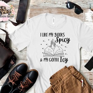 Books Spicy Coffee Icy SVG Spicy Book Lover SVG Reading SVG Book Lover svg Book Tok svg Bookish svg Smut svg Spicy Book Lover png  skellie