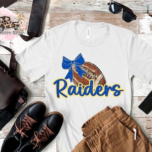 Raiders Football Coquette PNG Raiders Football Design Raiders Team Logo PNG Raiders School Spirit PNG Design Coquette Bow png Raiders