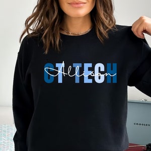 Customized CT Tech Sweatshirt, Personalized CT Technologist Gift, Radiology School Graduation Gift, Cat Scan Tech Gift, Computed Tomography