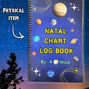 Bitácora de Cartas Natales: ¡Sigue tu Carta Natal en un Libro! Usado en Astrología y Zodíaco