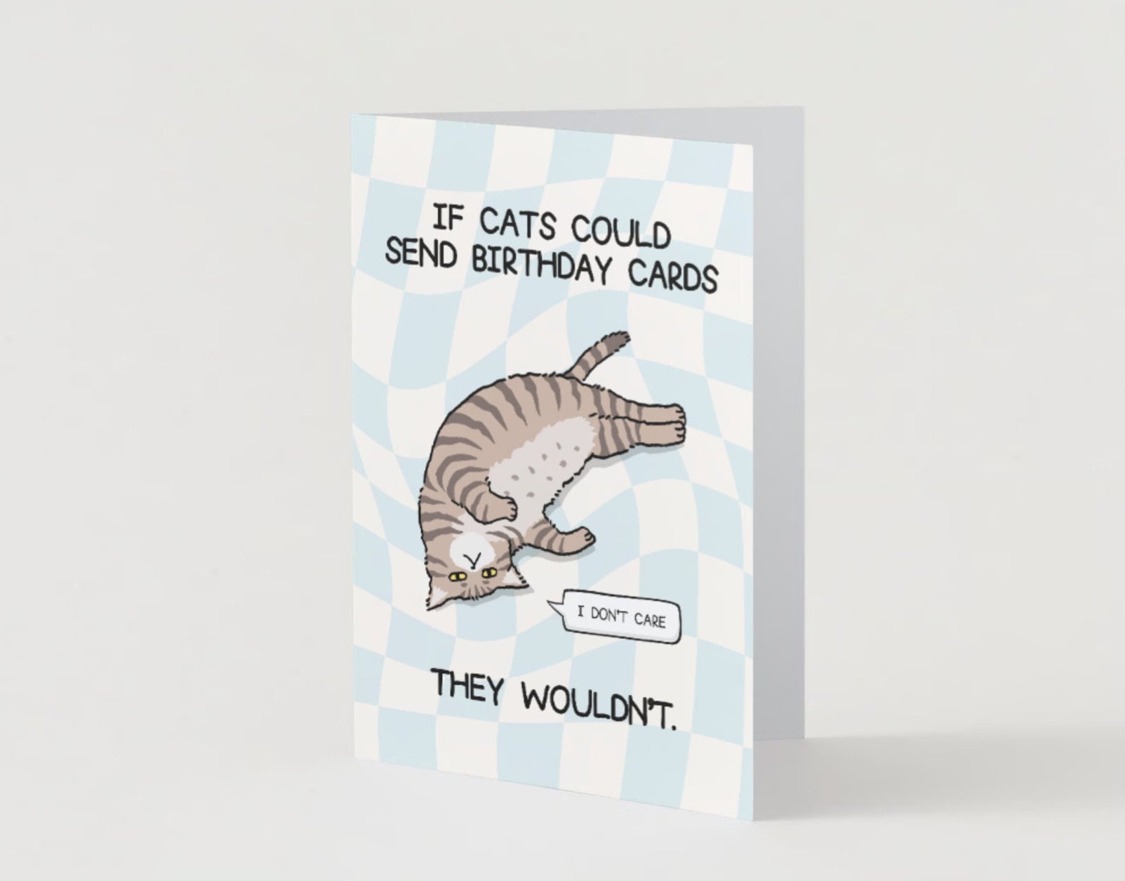 Printable Funny Cat Birthday Card - Instant Download Digital Greeting ...