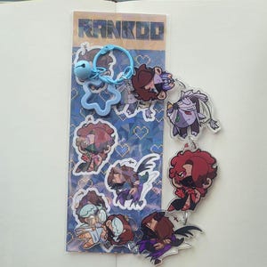 Ranboo & ransonas acrylic Keychain and stickers