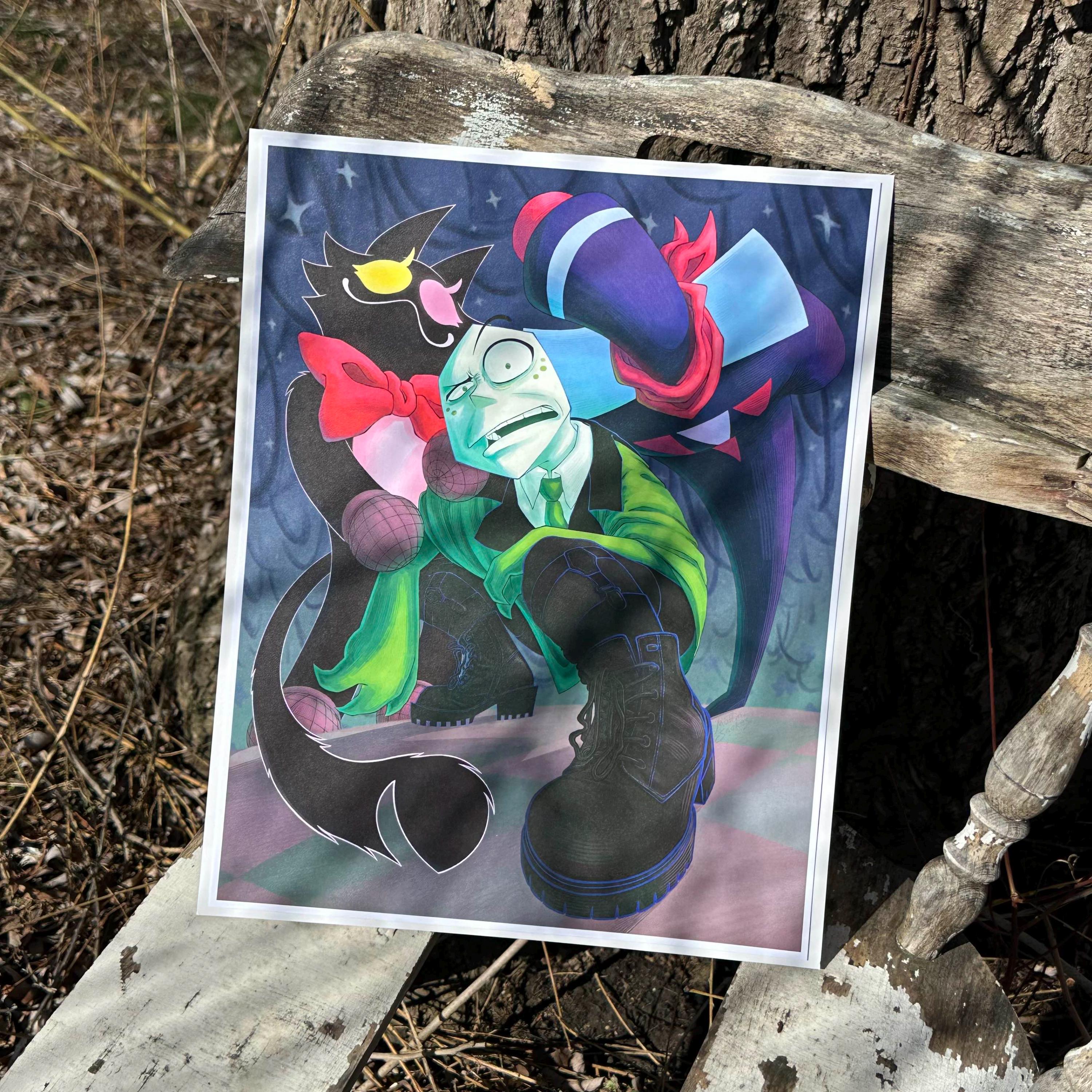 Delta Rune Mike Mike Trio | Deltarune Art Print - Etsy
