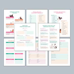 Complete Puppy Planner: Training Tips & Records (Digital Download) image 4