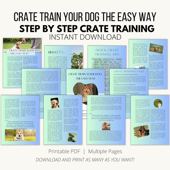 Crate training steps cheap