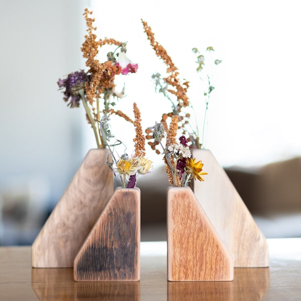 Reclaimed Wooden Flower Holders (Dry)