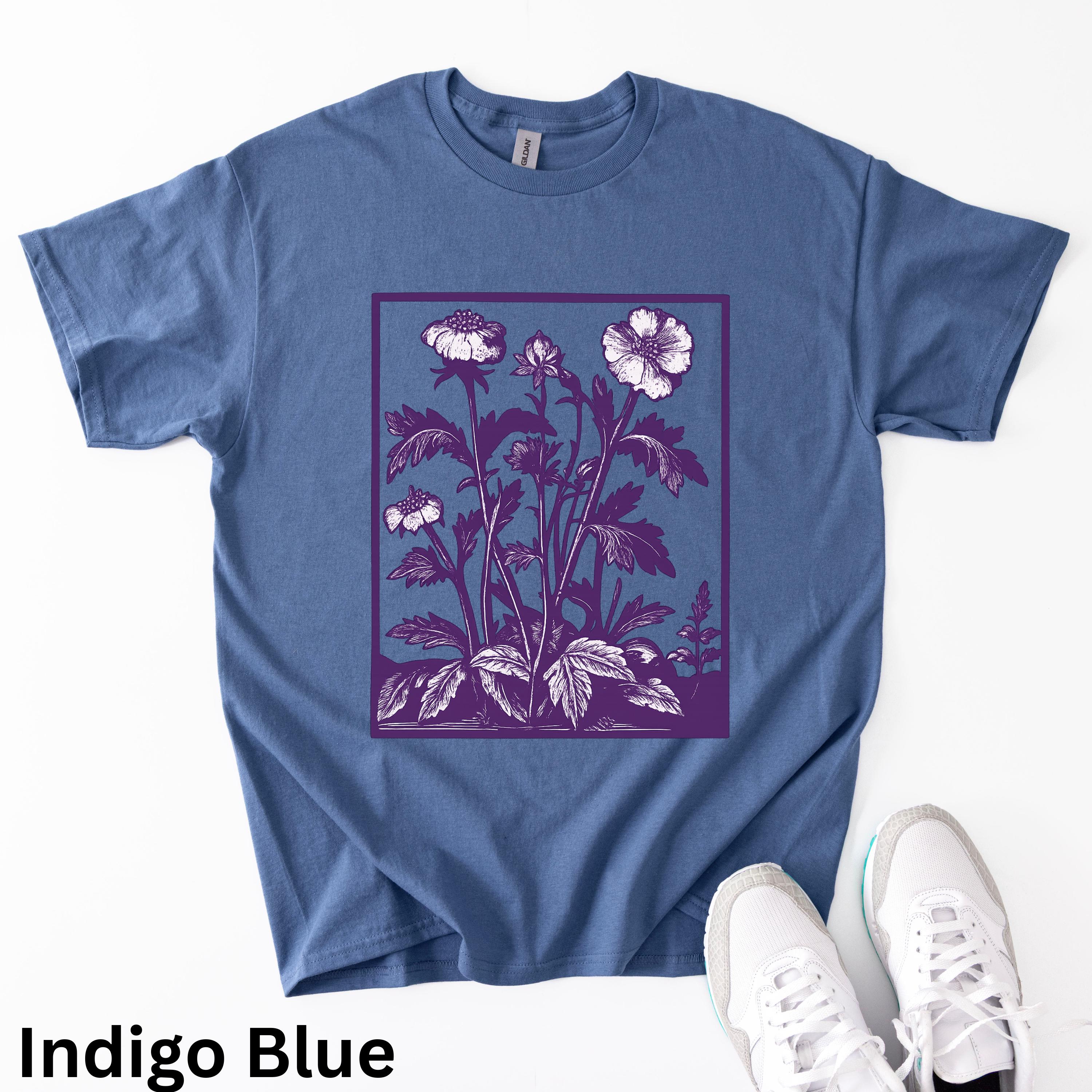 Vintage Wildflowers Graphic Tee: 90s Retro Floral Shirt - Etsy