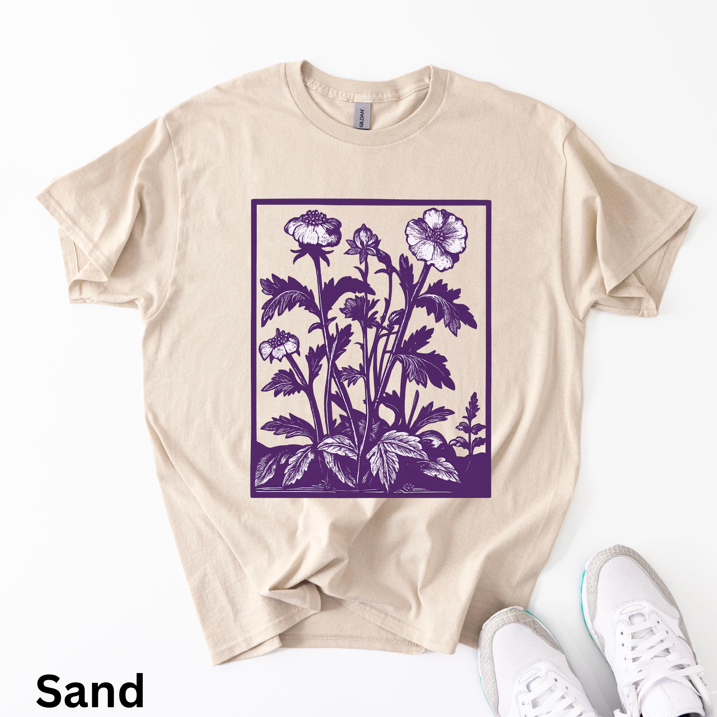 Vintage Wildflowers Graphic Tee: 90s Retro Floral Shirt - Etsy