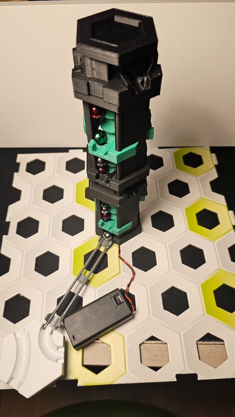 Triple modular elevator compatible with Gravitrax circuits image 8