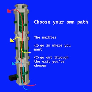 Triple modular elevator compatible with Gravitrax circuits image 3