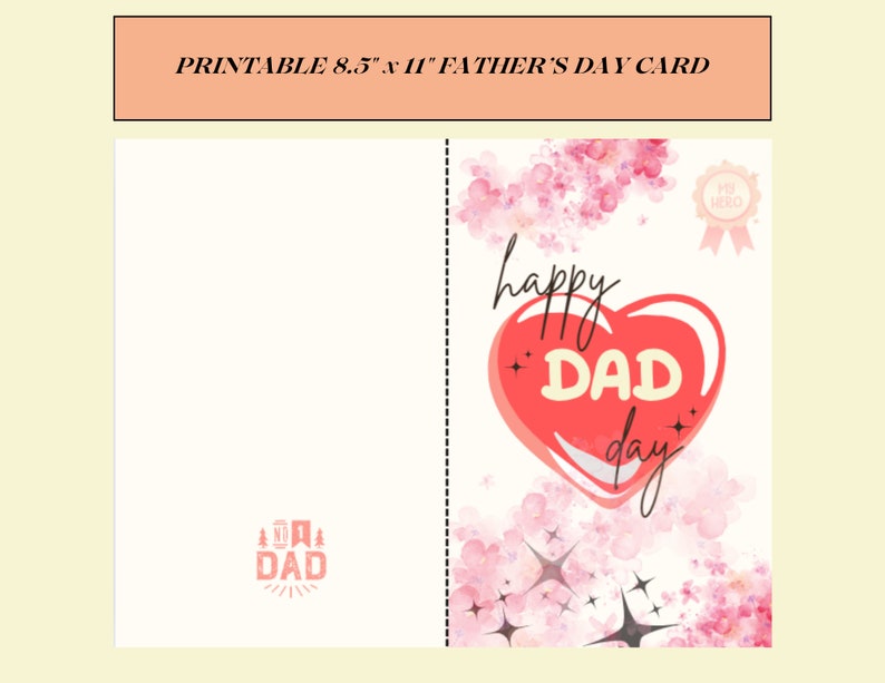 Father #39 s Day Card Printable Printable Card Father #39 s Day Fathers Day Father #39 s Day Card Printable Printable Card Father #39 s Day Fathers Day