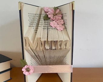 Custom Mum book fold. Mother’s Day gift. Folding art. Birthday. Anniversary. Mum present