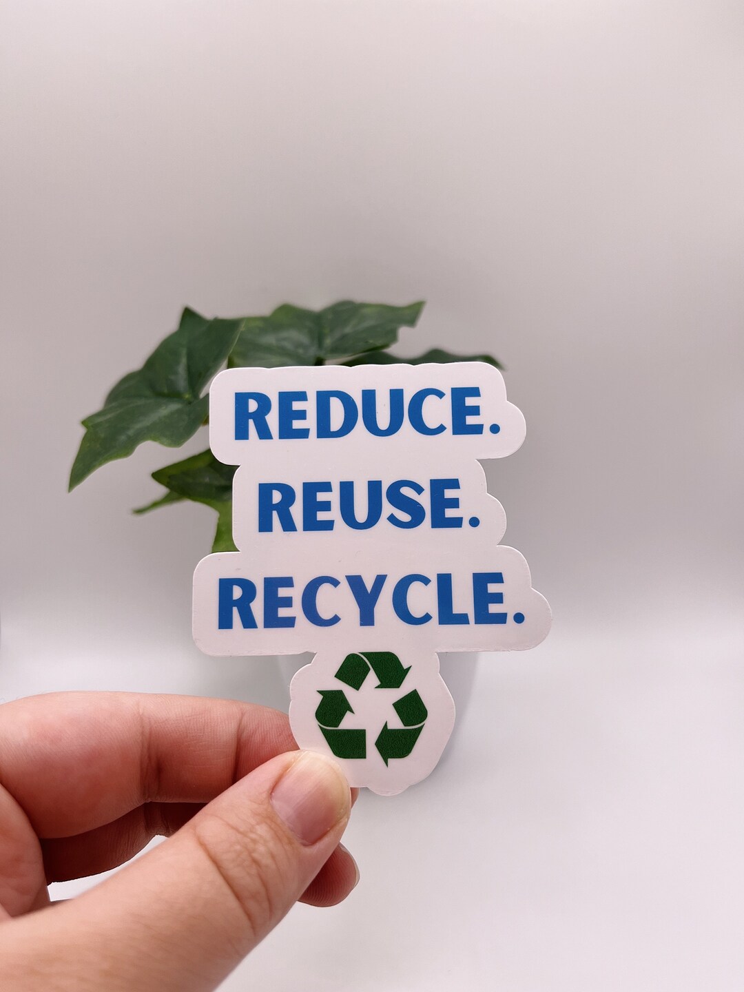 Reduce Reuse Recycle Sticker - Etsy