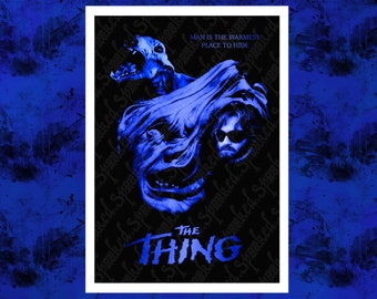 Das Ding | Film Print | Horror-Kunst | Kunst | Film Poster | John Carpenter