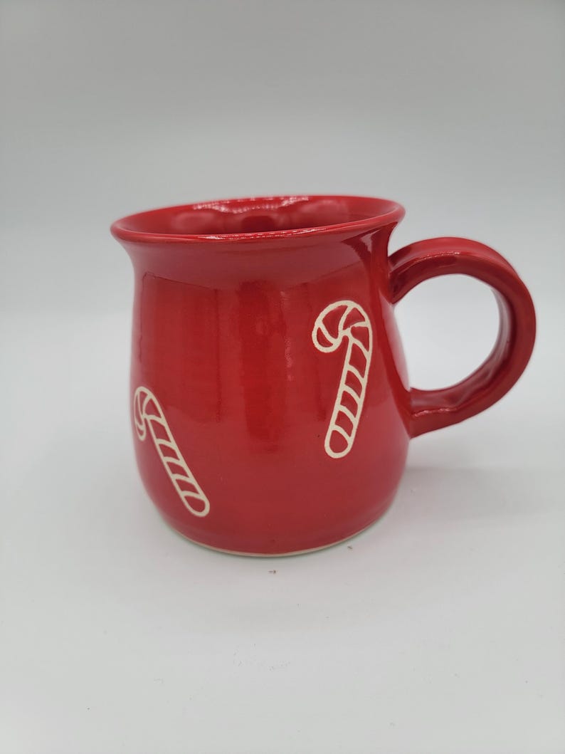 Candy Cane Mug - Etsy