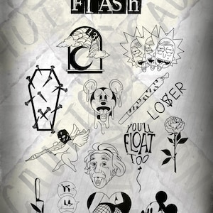 Friday the 13th flash tattoo procreate STAMPS