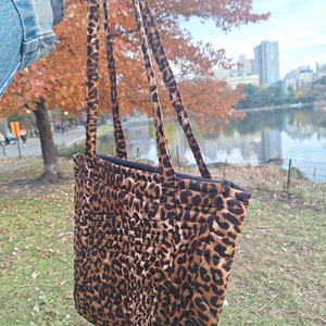 Leopard Print Tote Bag