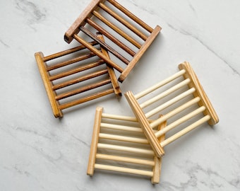 Bamboo Soap Saver, Wooden Soap Tray , Soap Saver, Bar of Soap Holder, Soap Accessories, Soap Holder, Wood Soap Tray, Shower Soap Holder