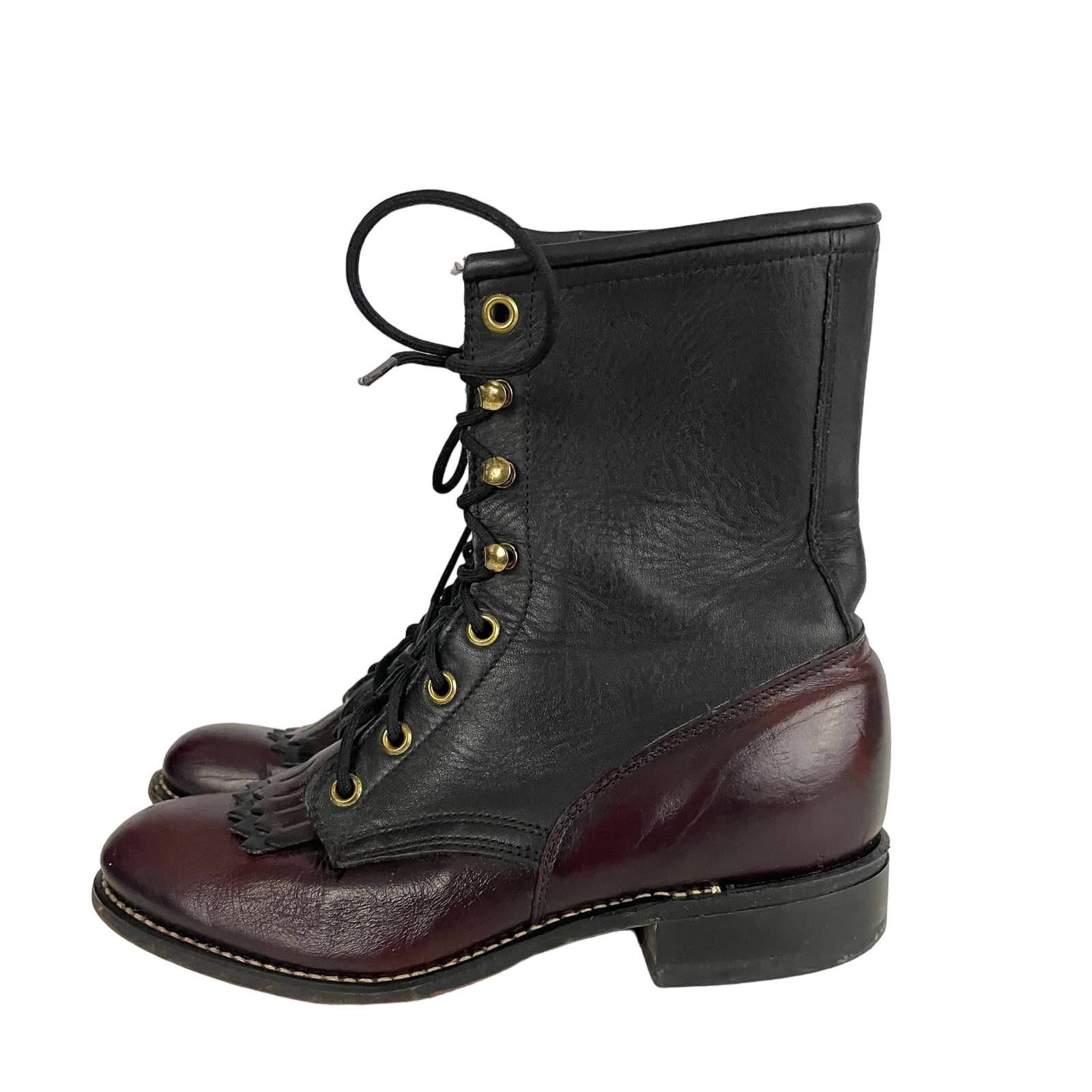 Laredo women's lace up cheap boots