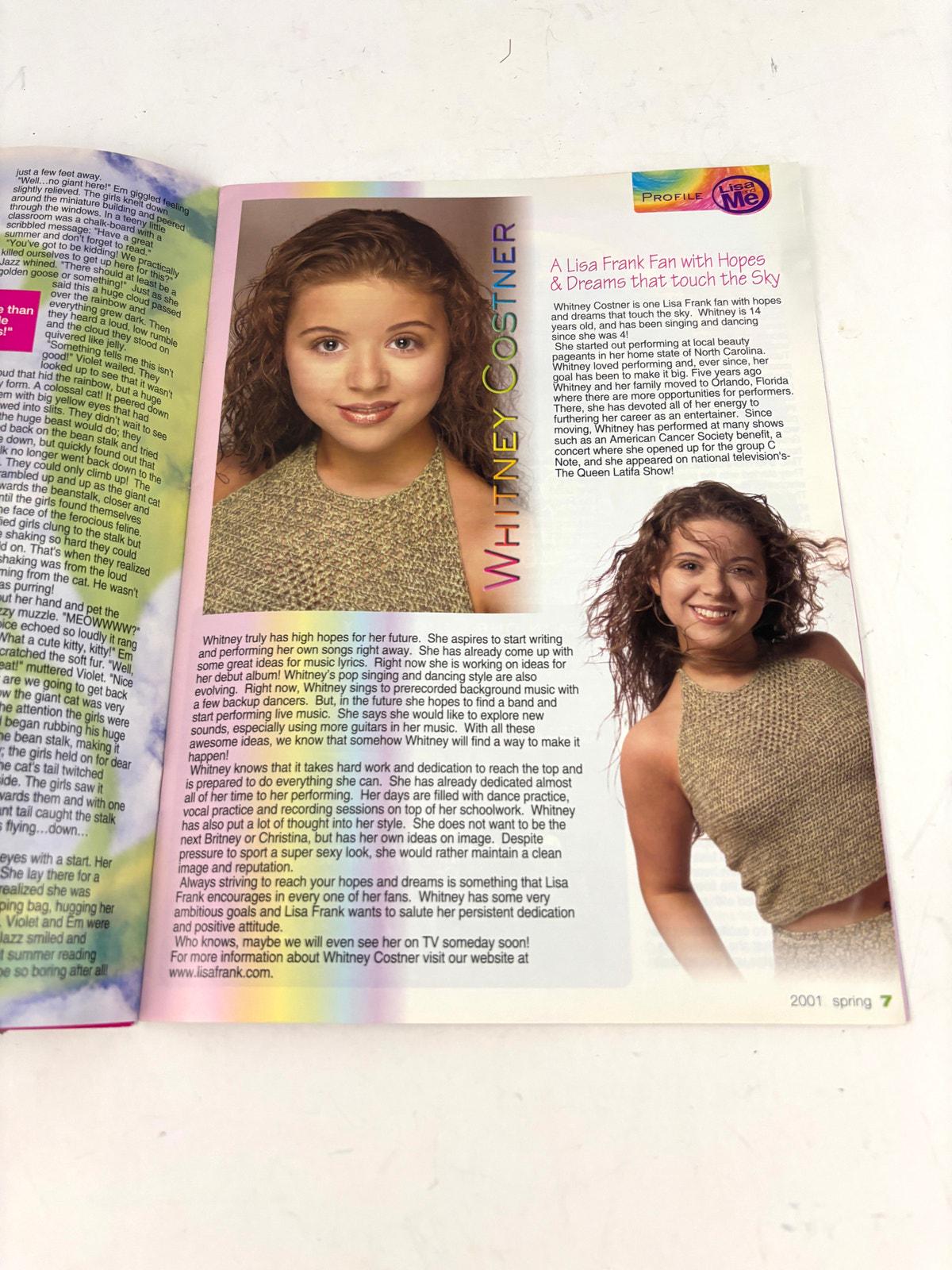 Vintage Official Lisa Frank Spring 2001 Edition Fan Magazine Rare