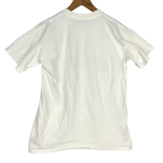 VTG Bar Harbor Maine White T-Shirt LARGE Coastal … - image 2