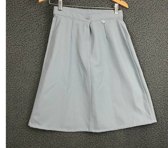 VTG Wrangler Blue A-Line Western Skirt Misses Sz … - image 2