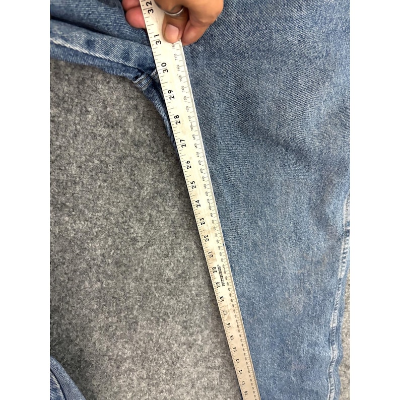 Vintage Wrangler Jeans Women's 29x32 Light Wash Denim Tapered Leg High Rise image 7