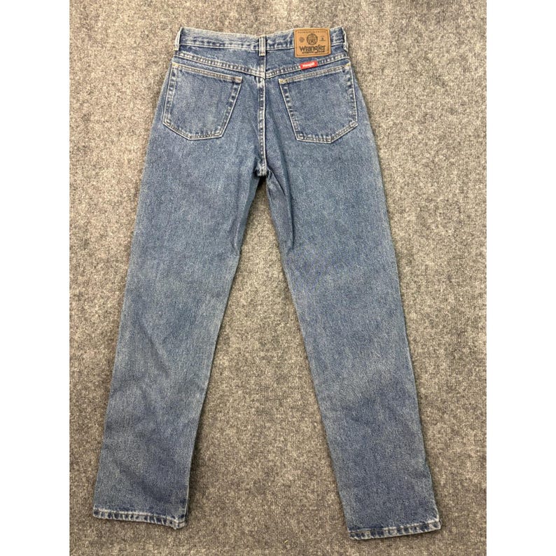 Vintage Wrangler Jeans Women's 29x32 Light Wash Denim Tapered Leg High Rise image 11