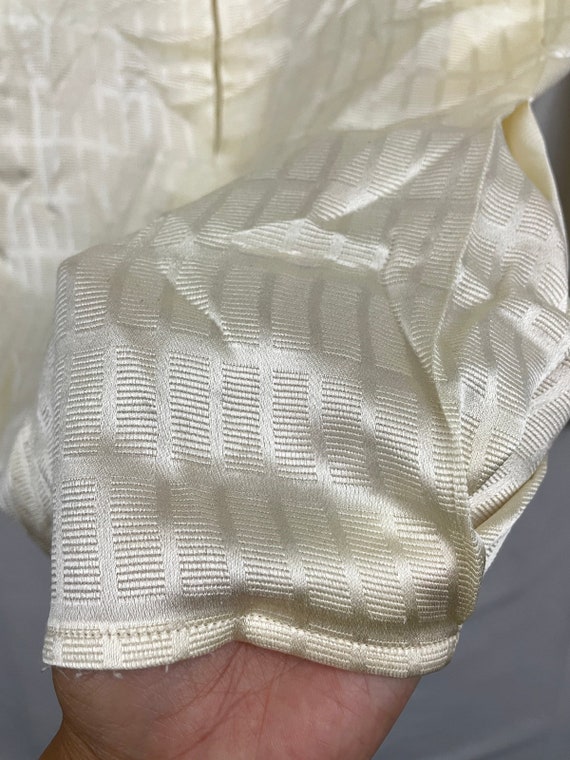 VTG Long Sleeve Silk Blouse Top Sz 8 Women's 80s - image 8