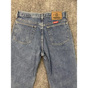 Vintage Wrangler Jeans Women's 29x32 Light Wash Denim Tapered Leg High Rise image 12