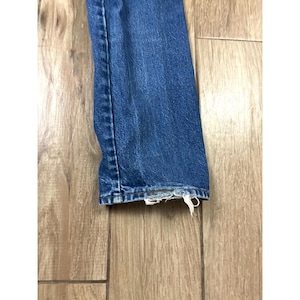 Wrangler USA Distressed Jeans 30x36 Vintage Straight Leg Western Denim image 10