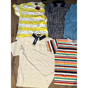 Lote de ropa vintage de los 90, 13 piezas para hombre, tallas variadas, camisetas y pantalones cortos Fila, estilo retro. imagen 2