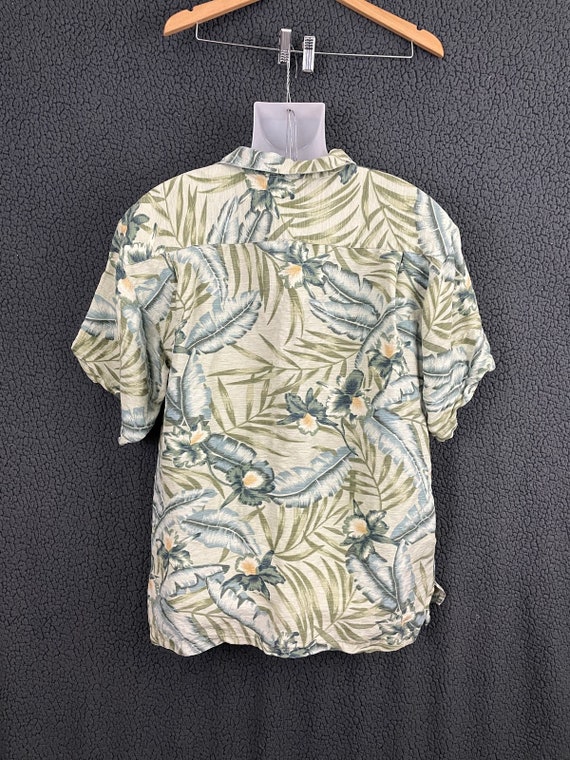 VTG Tommy Bahama Hawaiian Floral Button Up Casual… - image 7