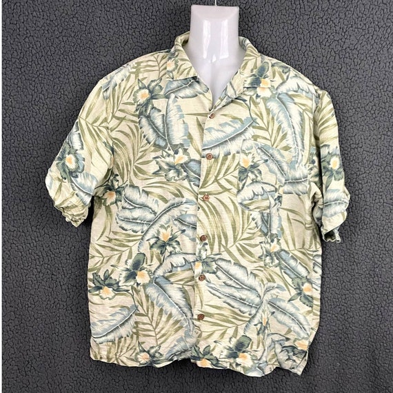 VTG Tommy Bahama Hawaiian Floral Button Up Casual… - image 4