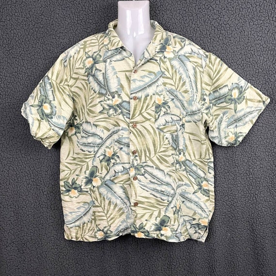 VTG Tommy Bahama Hawaiian Floral Button Up Casual… - image 9