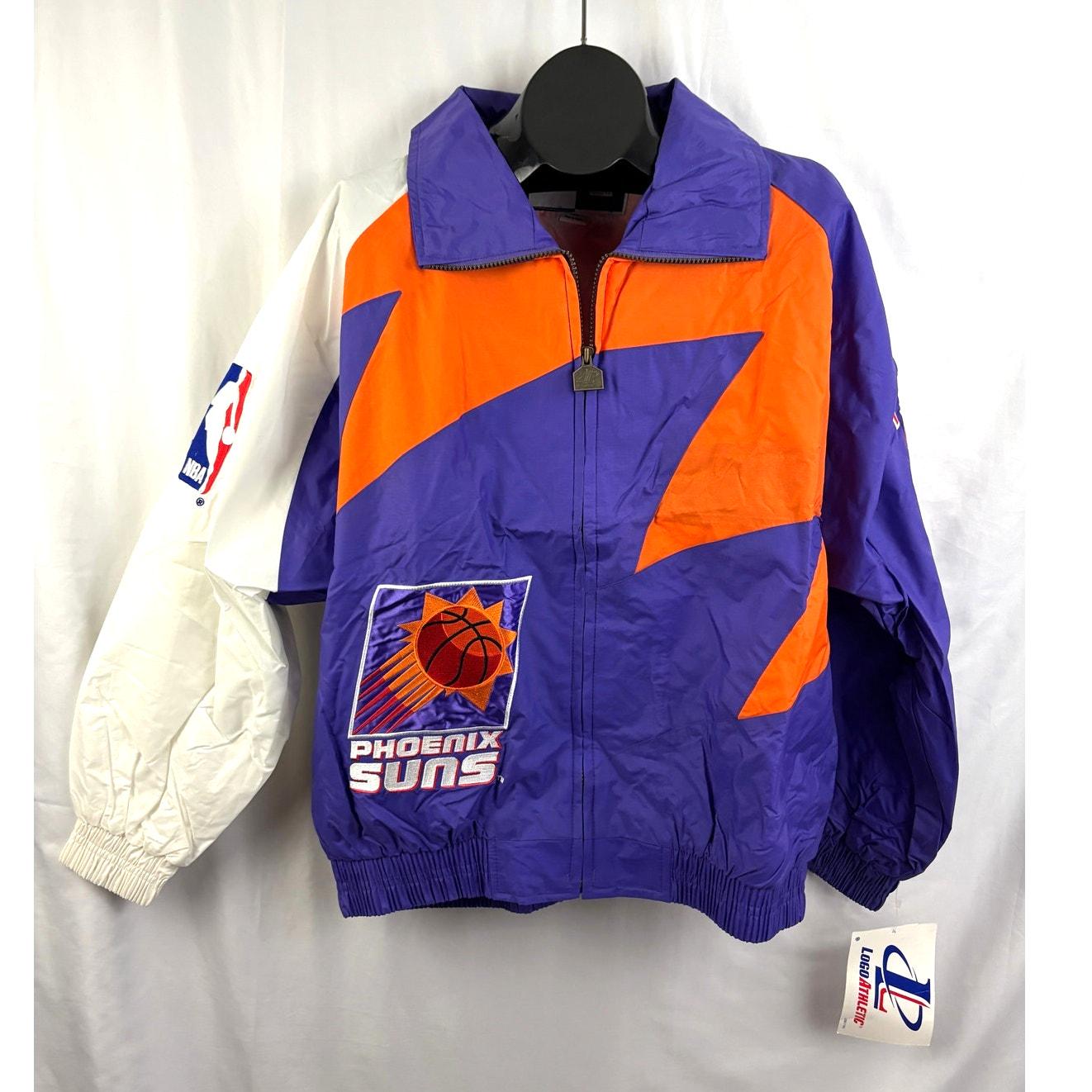 Logo Athletic Phoenix Suns Sharktooth Windbreaker Jacket L NWT
