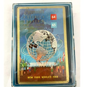 VTG Stancraft 1964 1965 New York World's Fair speelkaarten VS MCM