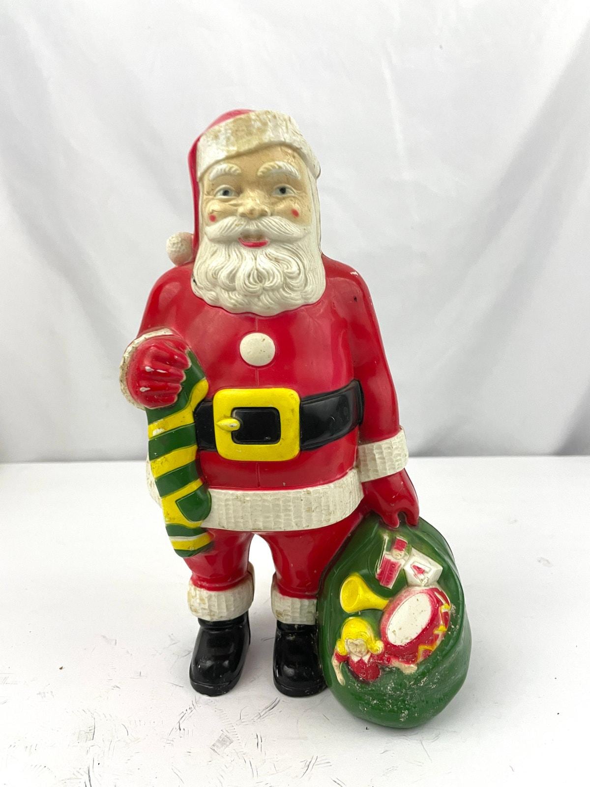 Vintage Light up Santa Claus - Etsy