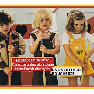 Carte postale Enfants criminels