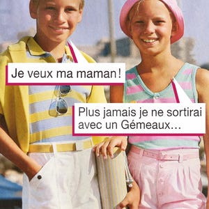 Carte postale astrologie
