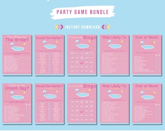 Last Splash Bachelorette Party Game Bundle | 10 Games | Editable & Printable Templates | Adults Only