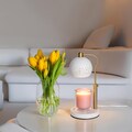 Candle Warmer Lamp with Timer and Adjustable Height- Includes 2 Bulbs, Perfect Gift for Home and Dorm Decor, Gift for Mom by Casa Amata®