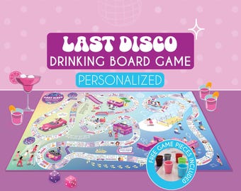 Last Disco Bachelorette Party Board Games, Dazed and Engaged, Retro Groovy Drinking Games, Dancing Queen Party Favors and Gifts, Bride Tribe