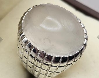 Aqeeq Ring For Men, Natural Agate Rings, 925 Sterling Silver Handmade Aqeeq Ring Shia Ring