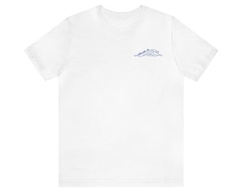 Keep Our Sea Plastic Free Beachy White Lightweight Unisex Jersey Short Sleeve Tee | Sizes Small - 3XL | FikaCoStudio