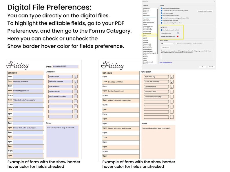Weekly Checklists. Productivity Planner. to Do Lists. 7 Printable ...