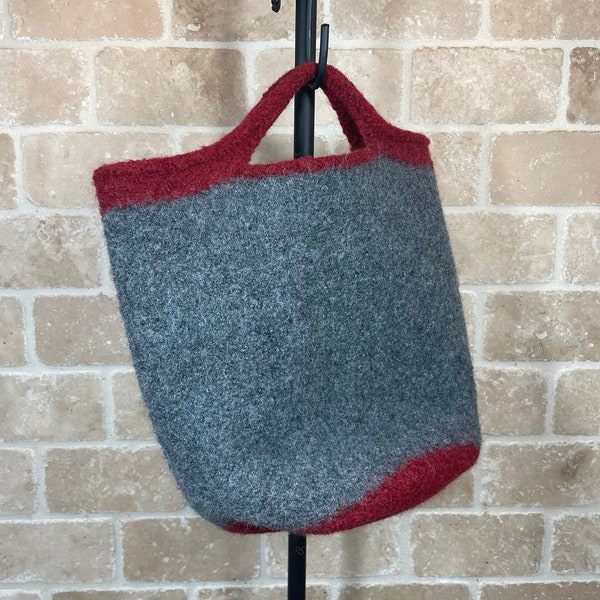 Wool Felt Tote Bag Etsy