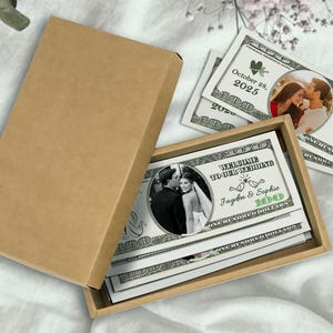 Custom Face on Money for Wedding/Bulk Wedding Money Favors/Game Party Play Money/Personalized Dollar Bill for Wedding Engagement/Anniversary